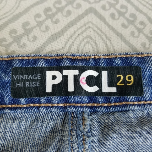 PTCL Vintage High Rise Waist Button Fly Skinny Jeans Size 29 - Picture 8 of 10